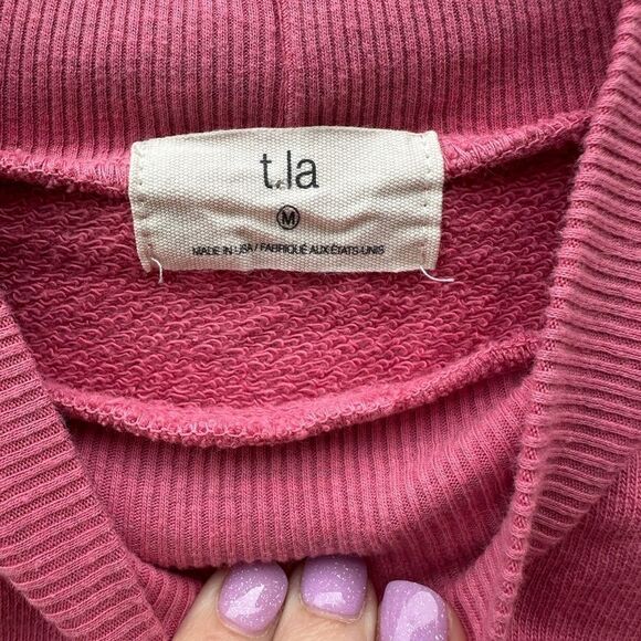 Pink Cut Out Sweatshirt - Picture 3 of 6